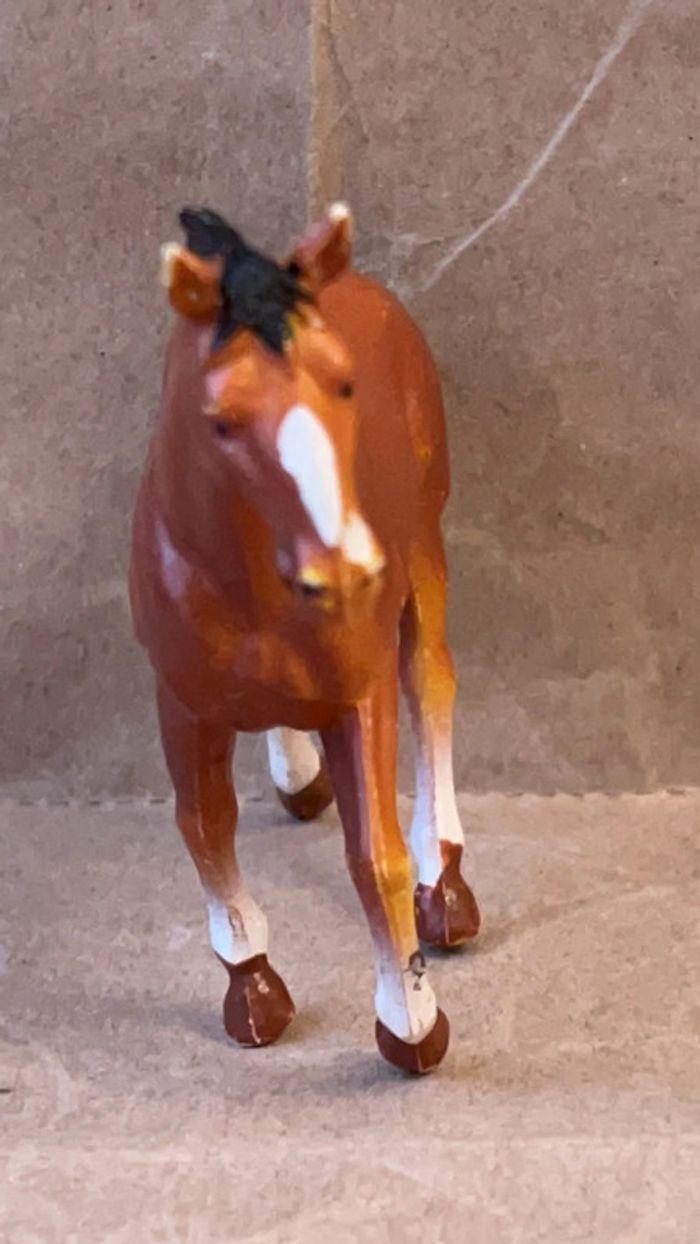 Lot de 5 figurines chevaux tissus et plastique 11cm x 2, 8cm et 6cm - photo numéro 14