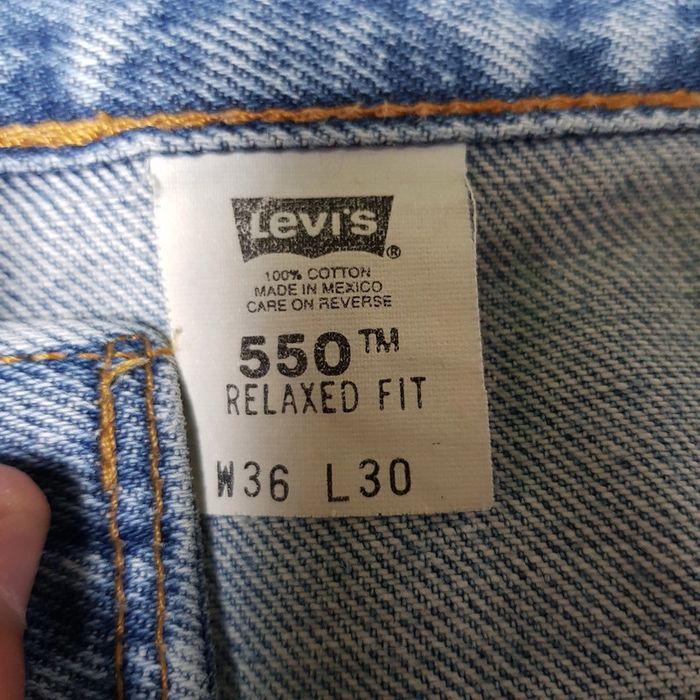 Jean Levi's 550 W36 L30 Bleu - photo numéro 9