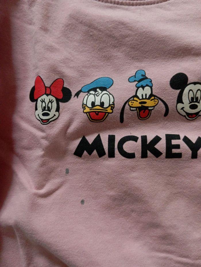 Pull Mickey rose 18-24 mois - photo numéro 3