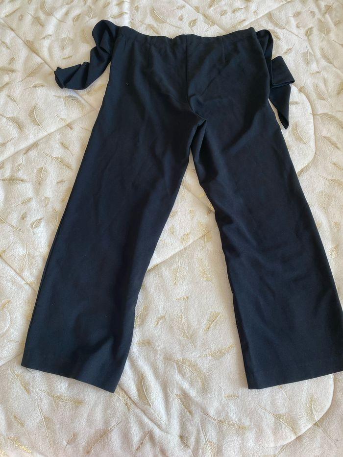 Pantalon large noir Zara - photo numéro 1