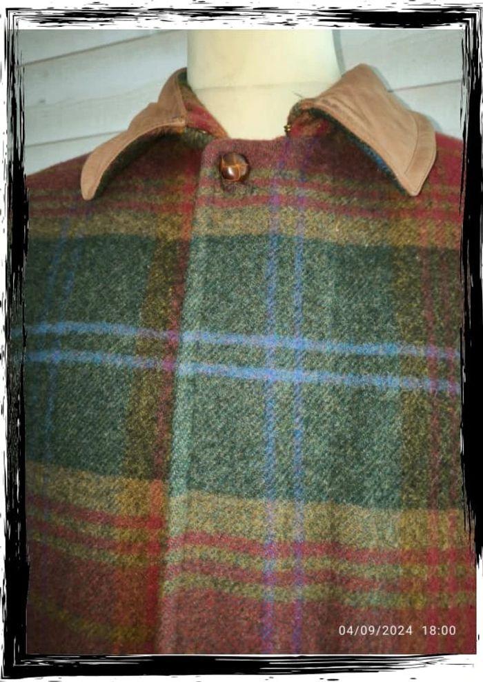 Manteau  en tweed à carreaux vintage  Henry cotton's taille xl - photo numéro 2