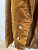 Veste velours camel