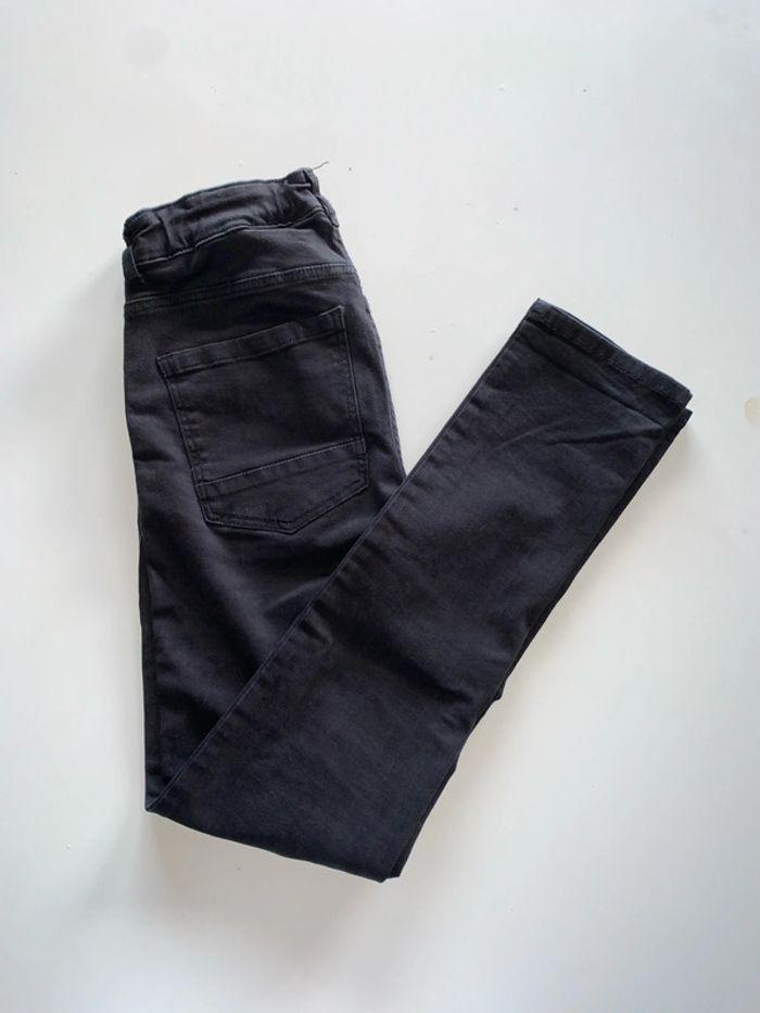 Jeans noir slim Kiabi 144/155cm (10/12ans) - photo numéro 1