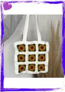 Sac de tournesol au crochet