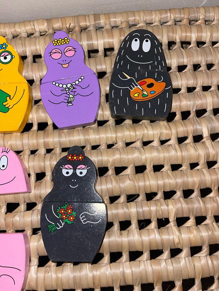 Jeu de Barbapapa aimantée en bois - photo numéro 5