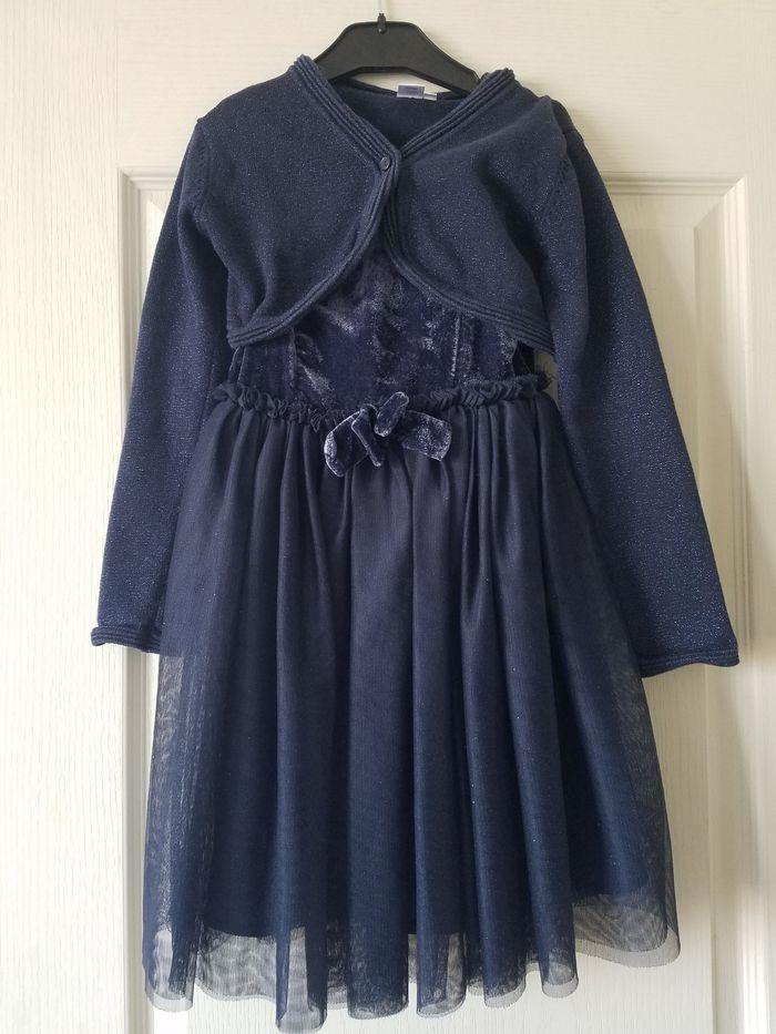 Robe de fête et son boléro H&M t 5/6 ans tbe - photo numéro 1