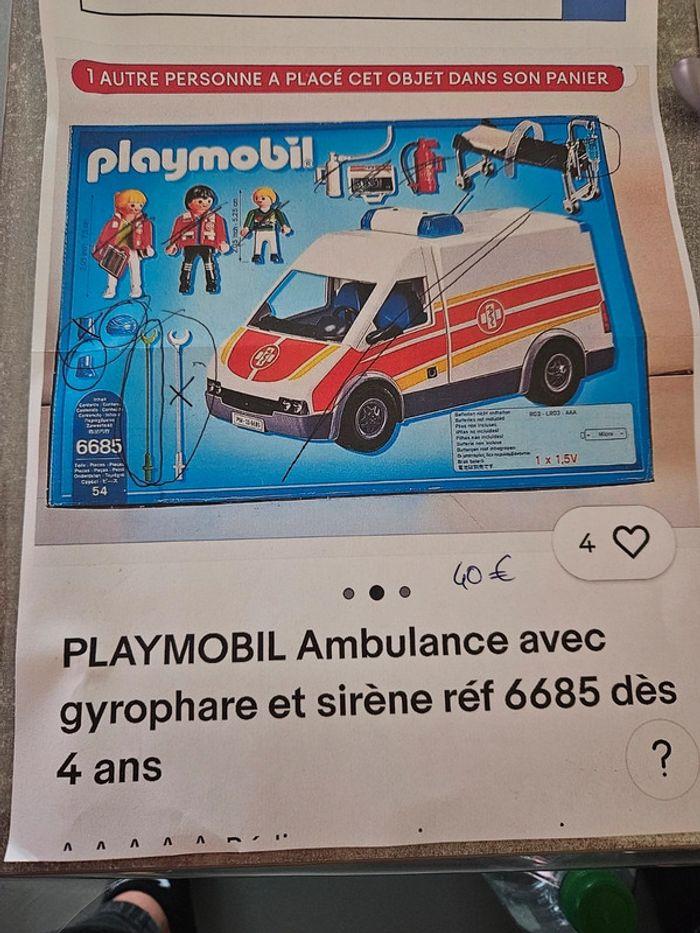 Playmobil ambulance - photo numéro 3