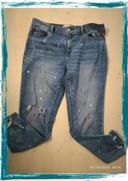 Jeans  vintage slim  bleu  look destroy gap taille 40 (30,)