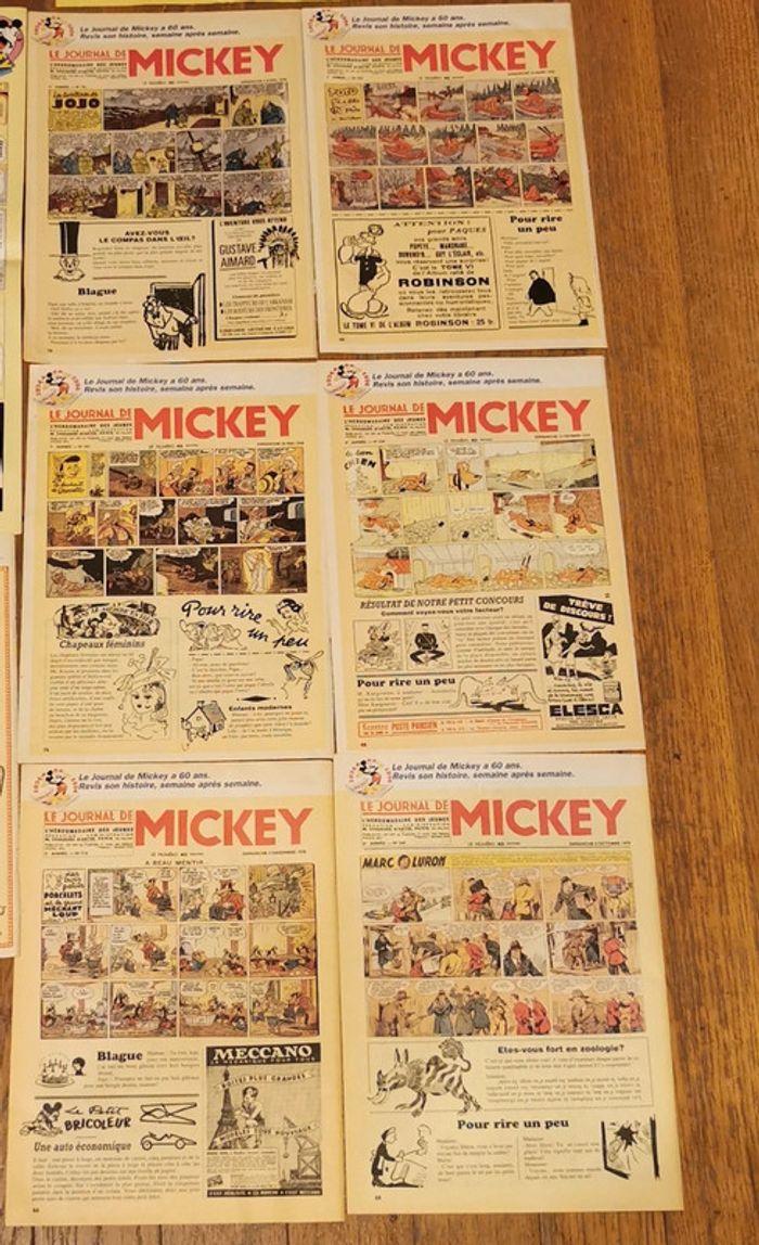 Lot posters + articles anniversaire journal de mickey - photo numéro 4