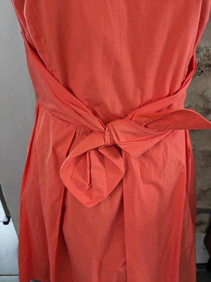 Jolie robe tara jarmon couleur corail taille 38 mademoiselle tara - photo numéro 2