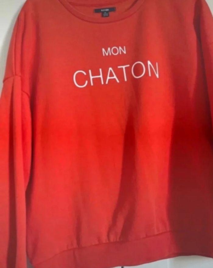 Sweat mon chaton - photo numéro 1