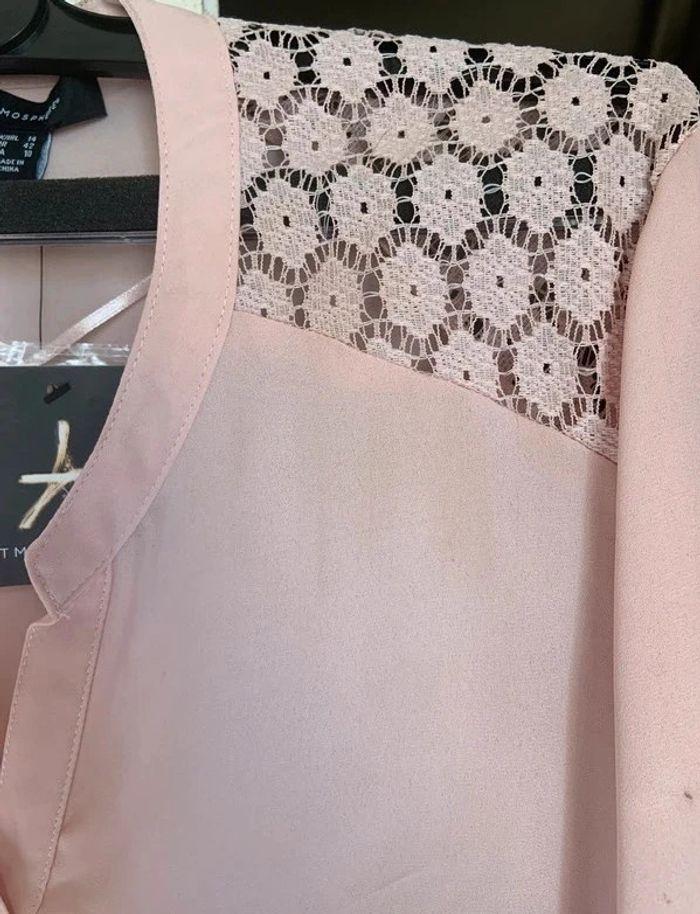 Blouse rose pâle Atmosphère taille 42 - photo numéro 3