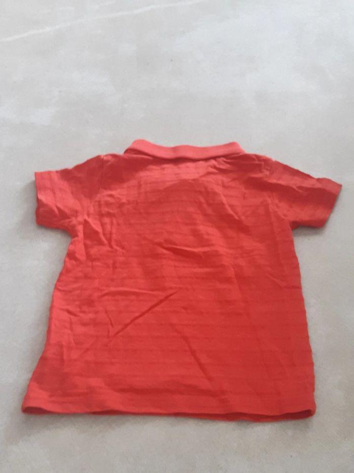 Polo rouge taille 86cm - photo numéro 3