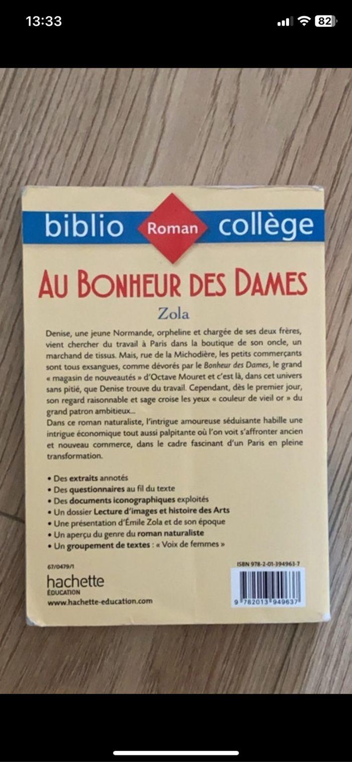 Livre au bonheur des dames - photo numéro 1