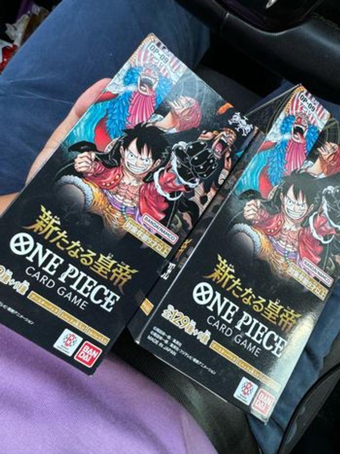 Carte One Piece lot de 2 displays OP09 OP-09 scellées japonaises - photo numéro 5