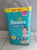 Pampers Baby-dry taille 4+ Giga pack