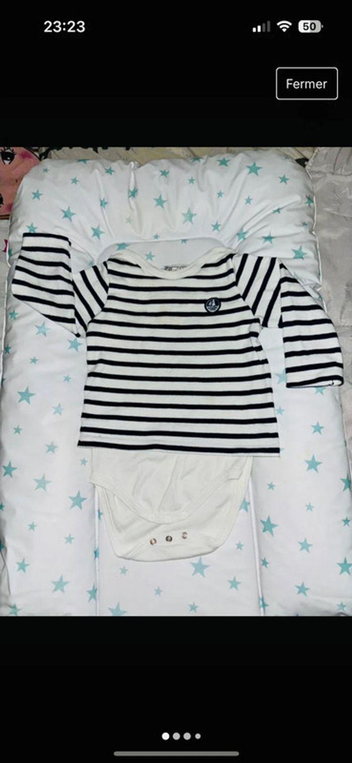 Body 2en1 petit bateau - photo numéro 1