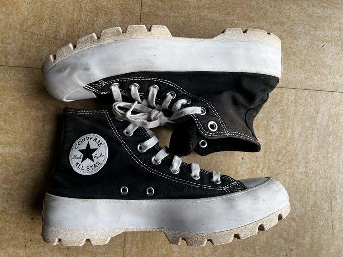 Converse 38 montantes hiver bon état - photo numéro 2