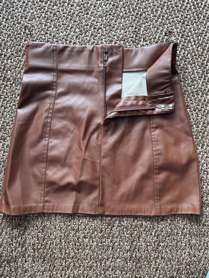 Jupe marron Zara Taille M - photo numéro 2