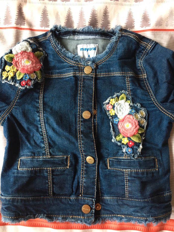 Veste en jean Mayoral 4 ans - photo numéro 2