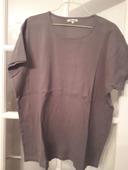 T shirt taupe Vetissimo taille 54/56