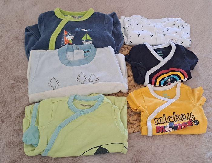 Vêtements bébé garçon 1 mois  6 pièces