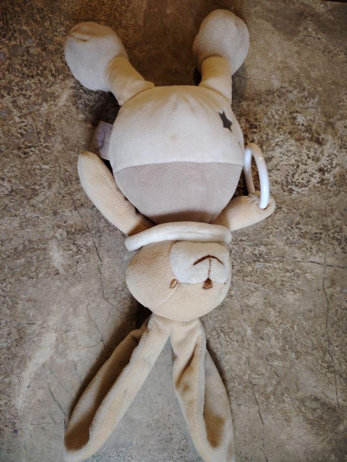 Doudou lapin longues oreilles un rêve de bébé 37 cm - photo numéro 2