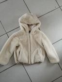 Veste polaire blanche toute douce et chaude Kiabi 6 ans