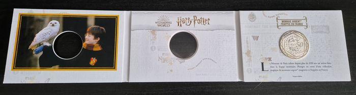 Pièce de monnaie rare Colorisée 50 EUROS "HEDWIGE" Collection Harry Potter - photo numéro 4