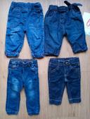 Lot 4 jeans 6 mois