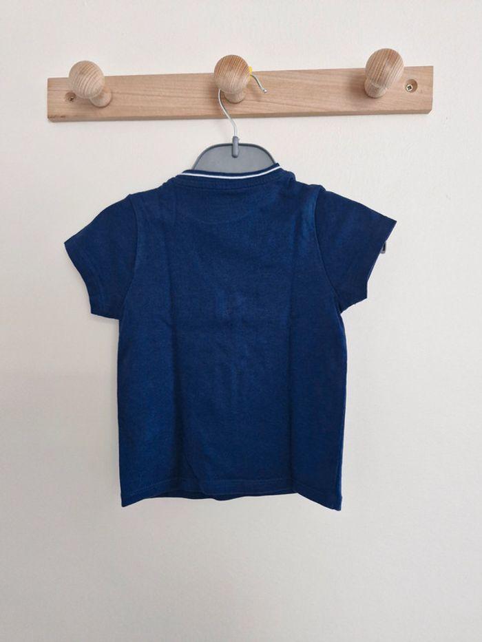 T-shirt manches courtes bébé garçon Bleu marine avec imprimé coloré 12 mois 74 cm Obaïbi - photo numéro 5