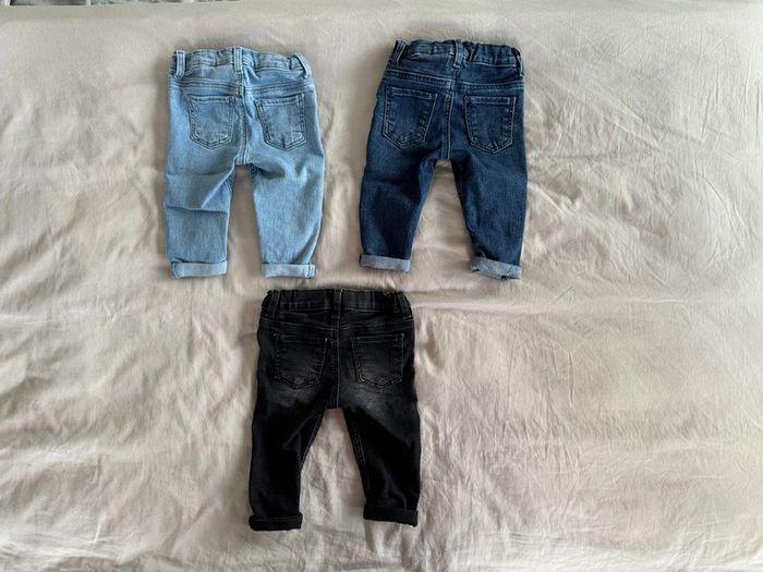 Lot 3 jeans Denim 4-6 mois H&M - photo numéro 2