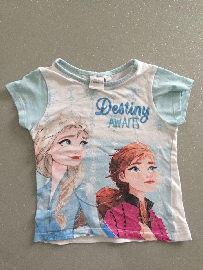 T-shirt sans manches La Reine des Neige 3 ans - photo numéro 1