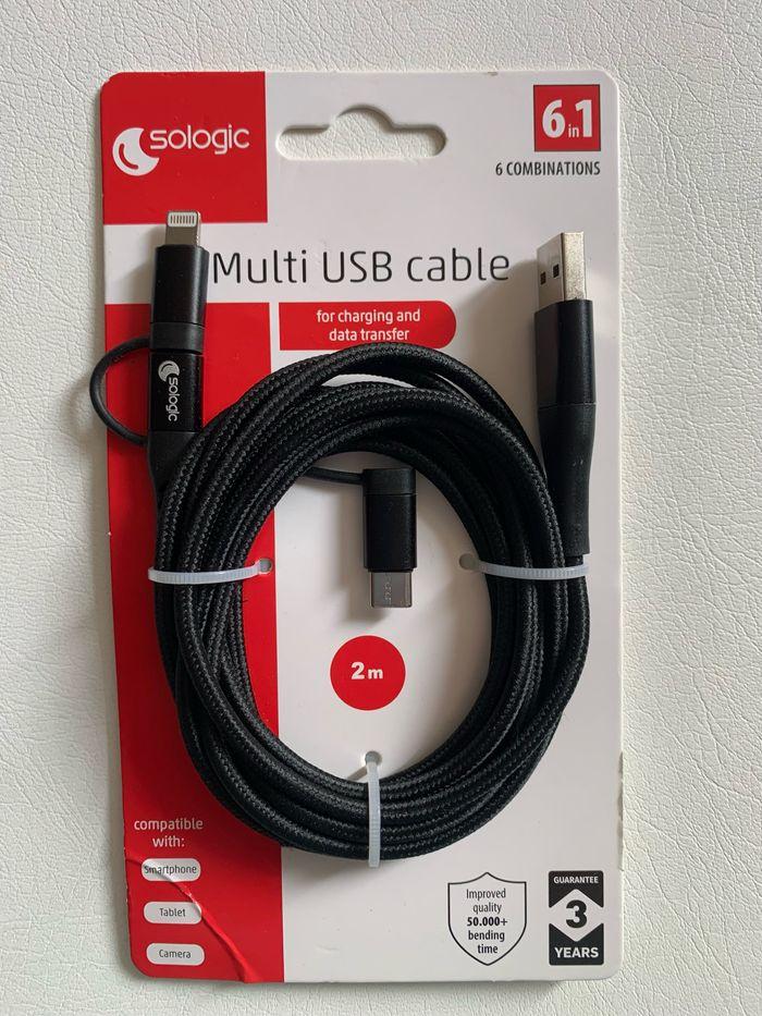 Prise multi usb câble - photo numéro 1