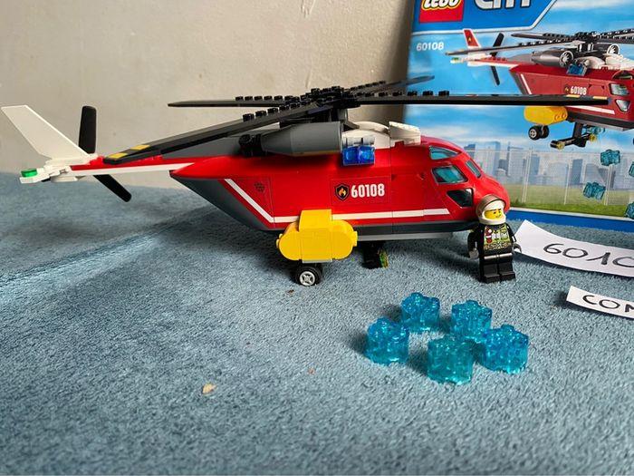 Lego city 60108 l’unité de secours des pompiers complet avec notices - photo numéro 2