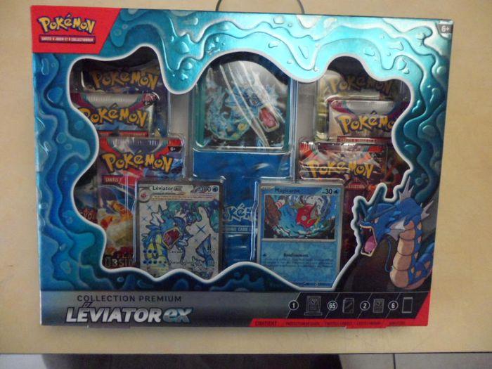 Pokémon Dracaufeu EX + Leviator EX Prémium neuf 2 coffret scellé - photo numéro 1