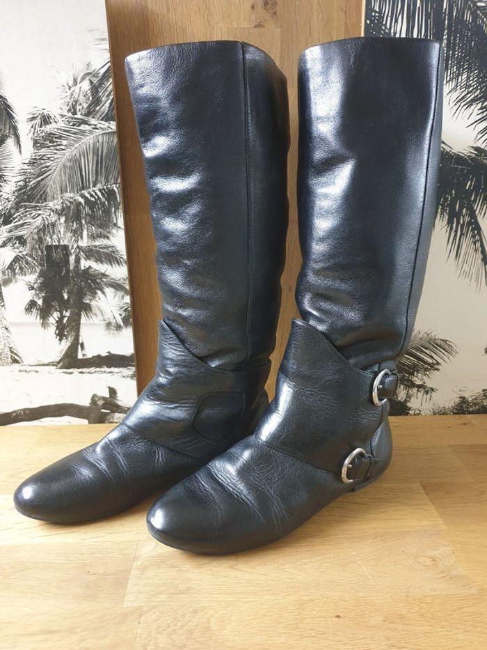 Bottes Armani Jeans 37 bon état - photo numéro 2