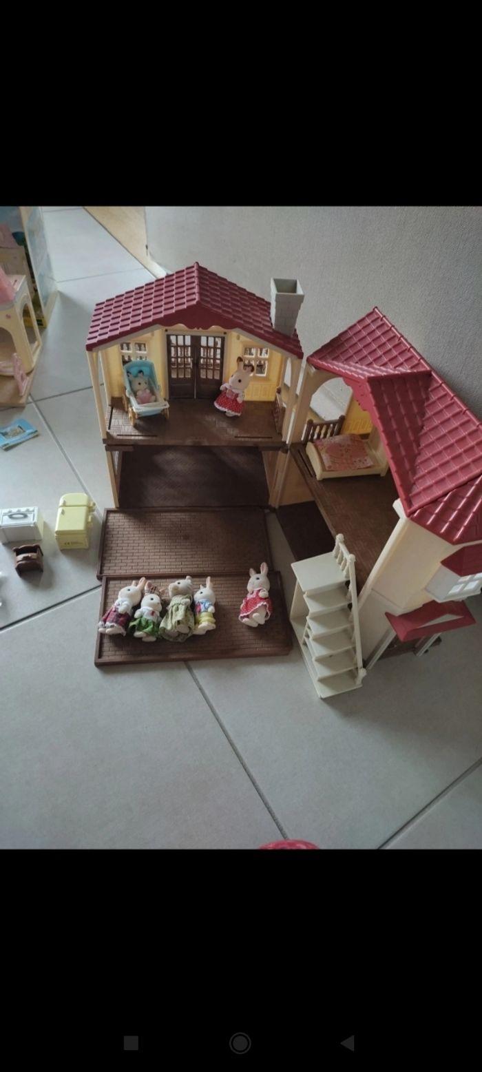 Lot sylvanian maison+crèche - photo numéro 2