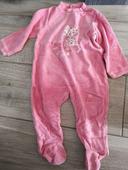 Pyjama 18 mois corail abricot fille