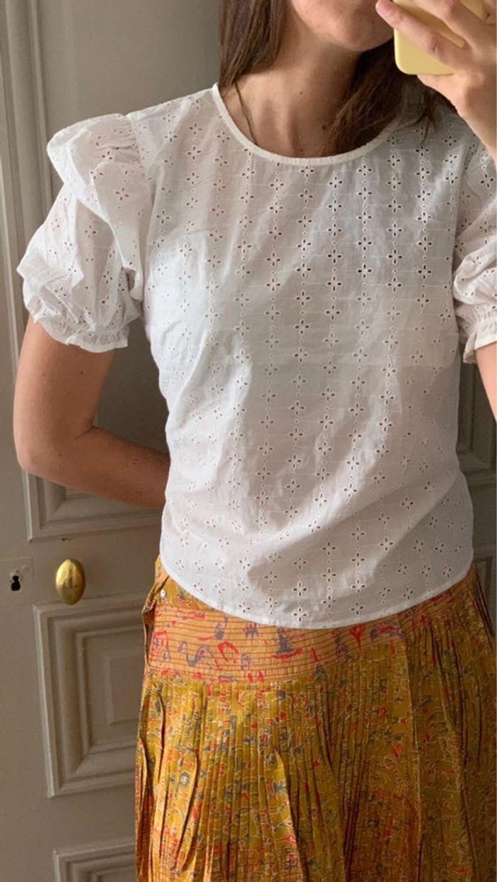 Blouse en broderie - photo numéro 2