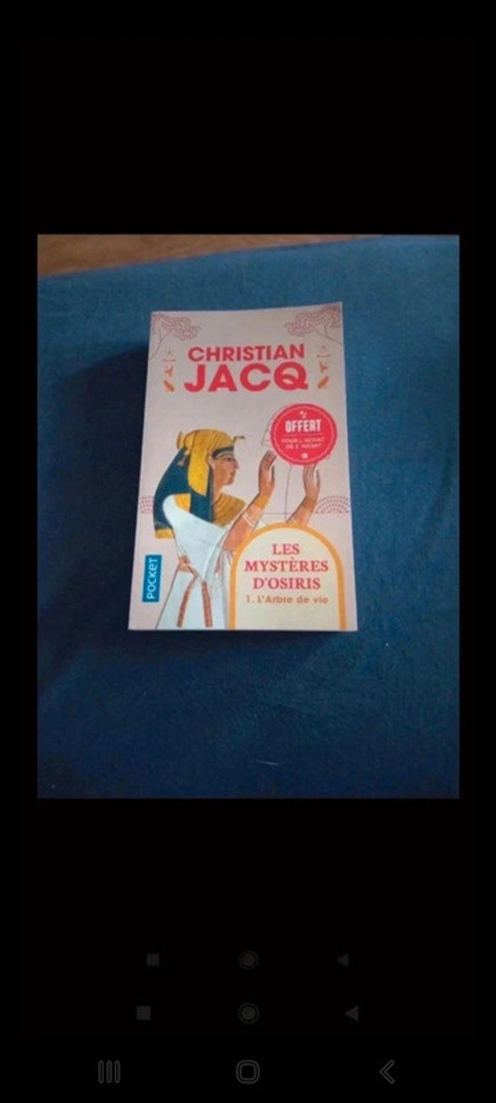 Livre Christian Jacq  tome 1 les mystères d' osiris - photo numéro 1