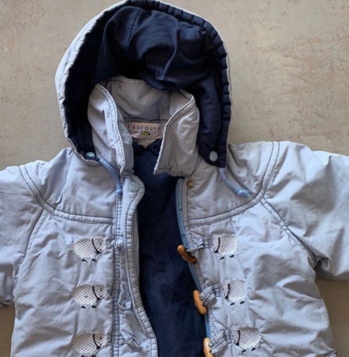 Anorak Natalys bleu taille 18 mois - photo numéro 2