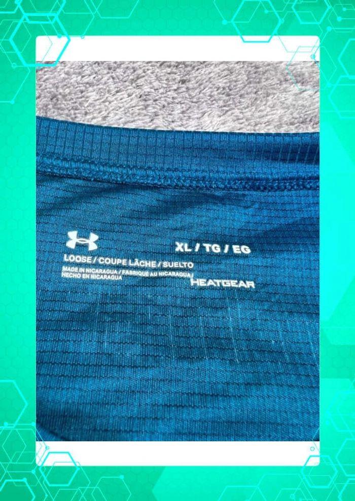 👕 T-shirt Manche Longue de sport Under Armour Baltimore Running Festival Bleu Marine Taille XL 👕 - photo numéro 9