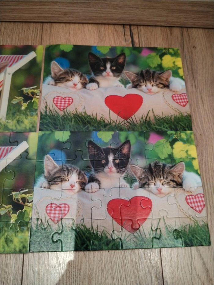 Puzzle chat 2x24 pièces - photo numéro 2