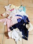 Lot de 10 vêtements bébé fille