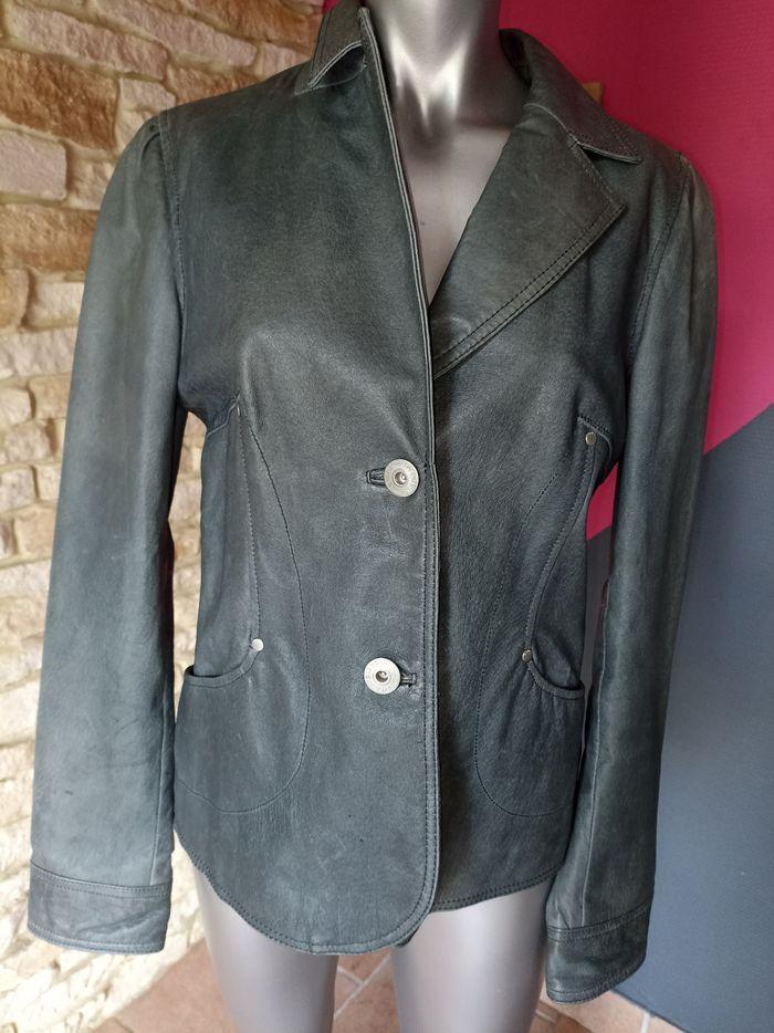 Veste femme simili cuir - photo numéro 1