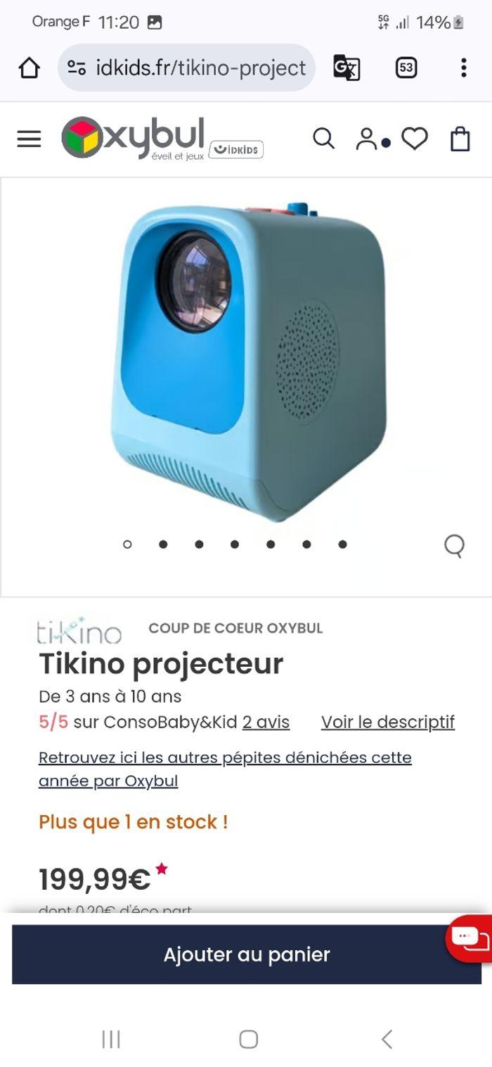 Projecteur Tikino NEUF - SOUS GARANTIE - photo numéro 3