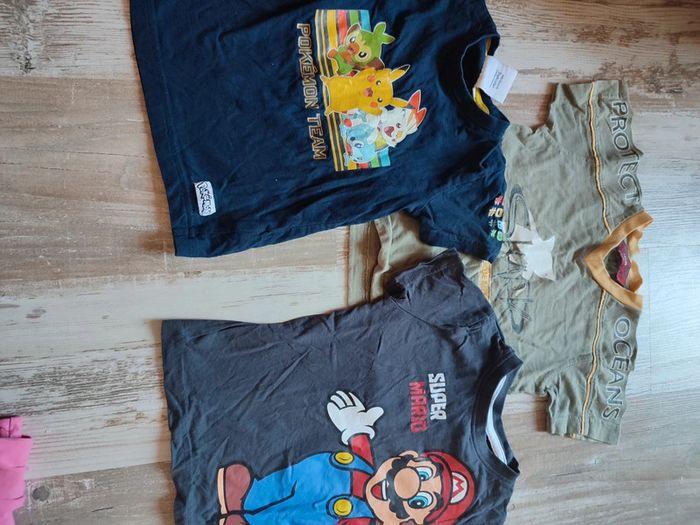 T-shirt Mario et pokémon - photo numéro 1