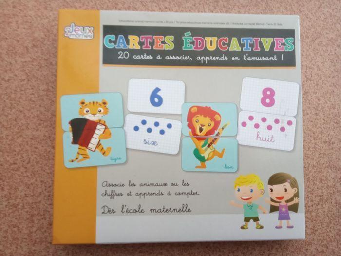 Puzzle animaux et chiffres, dès la maternelle, boîte , dès 3 , cartes éducatives, mathématiques, compter dès la maternelle - photo numéro 1