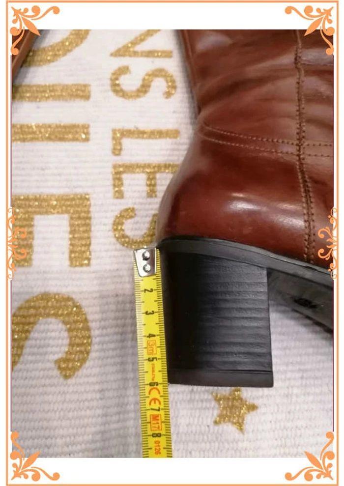 Bottes en cuir 37 - photo numéro 2